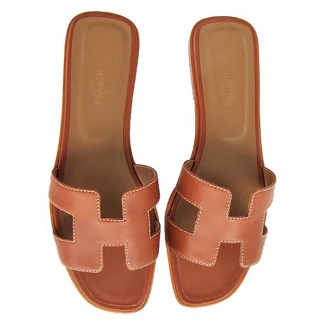 hermes gold sandals.